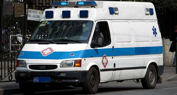 At least four killed as van drives into Beijing street market 